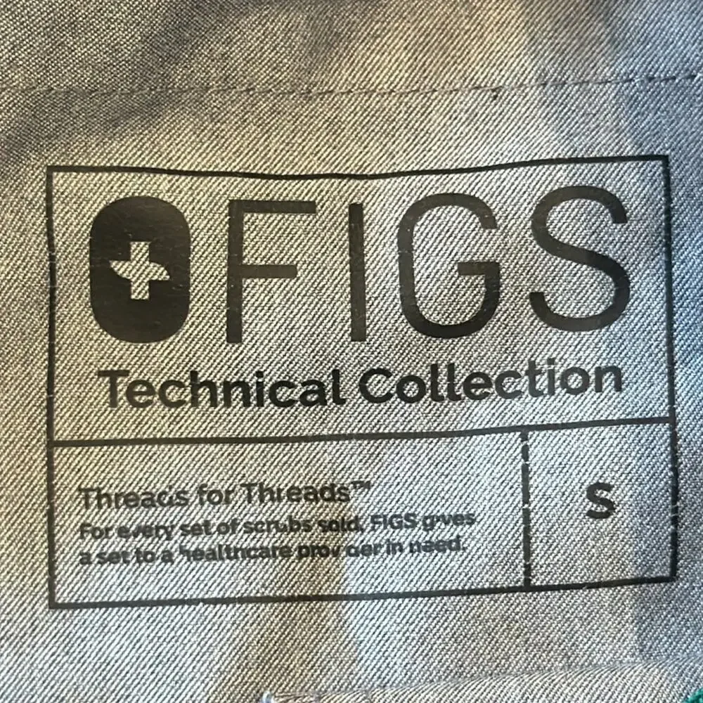 FIGS Men's Axim Cargo Scrub Pants Graphite Size S